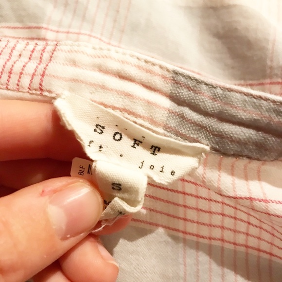 Soft Joie Plaid Button Down Shirt - Picture 4 of 5